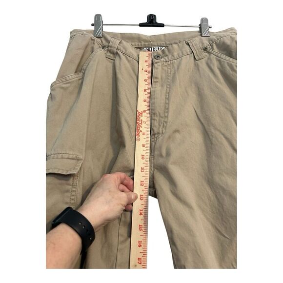 Vintage Bill Blass Chinos Khaki Size 14 Cotton Pants Carpenter Women’s Brown - Picture 3 of 8